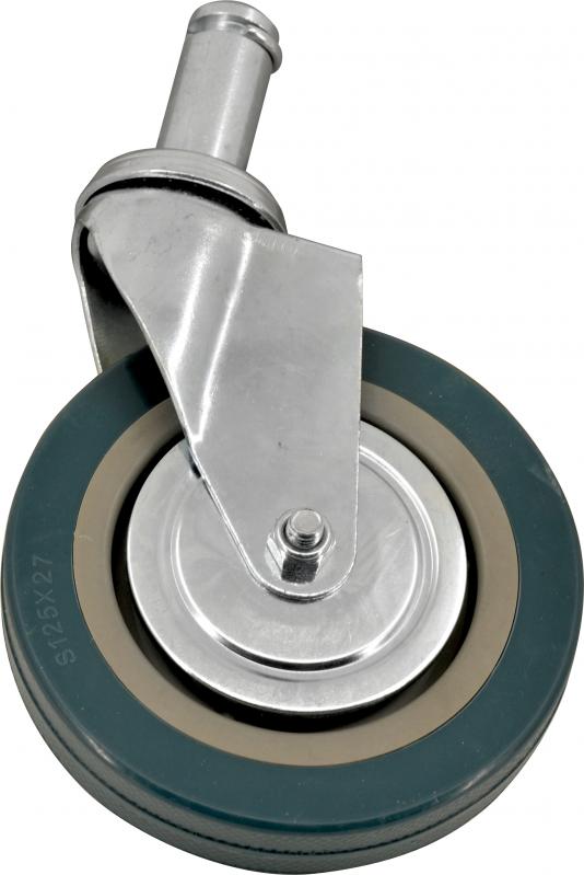 5" Wire Shelf Post Industrial Caster without Brake