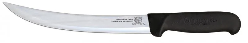 10" Breaking Knife with Black Super Fiber Handle