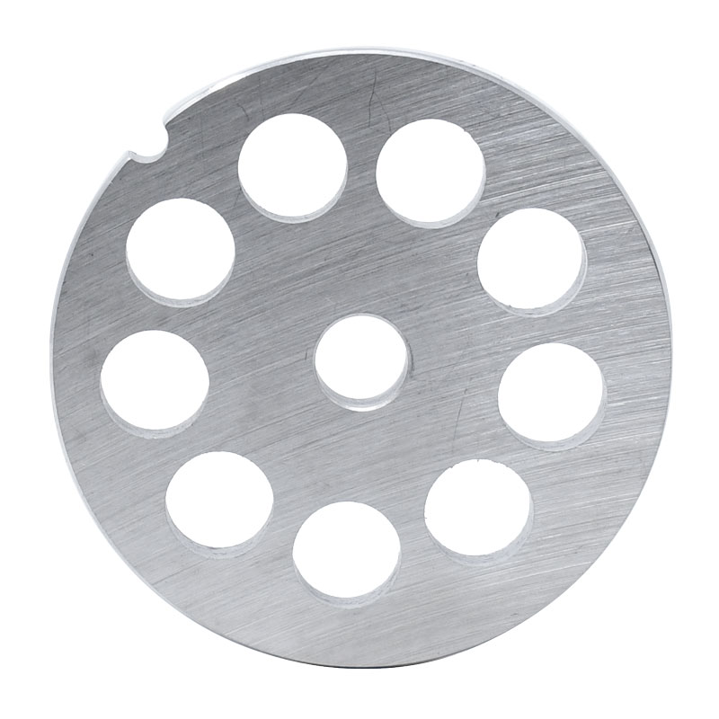 European Style #12 stainless steel plate, hubless, 12mm (1/2″) – one notch/ round