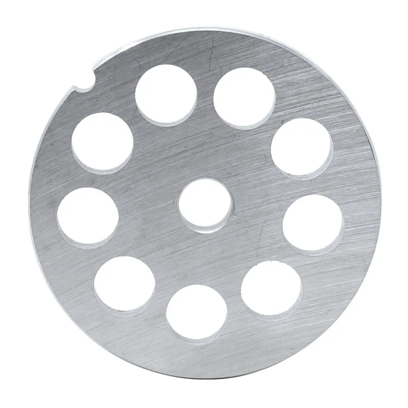 European Style #12 stainless steel plate, hubless, 12mm (1/2″) – one notch/ round