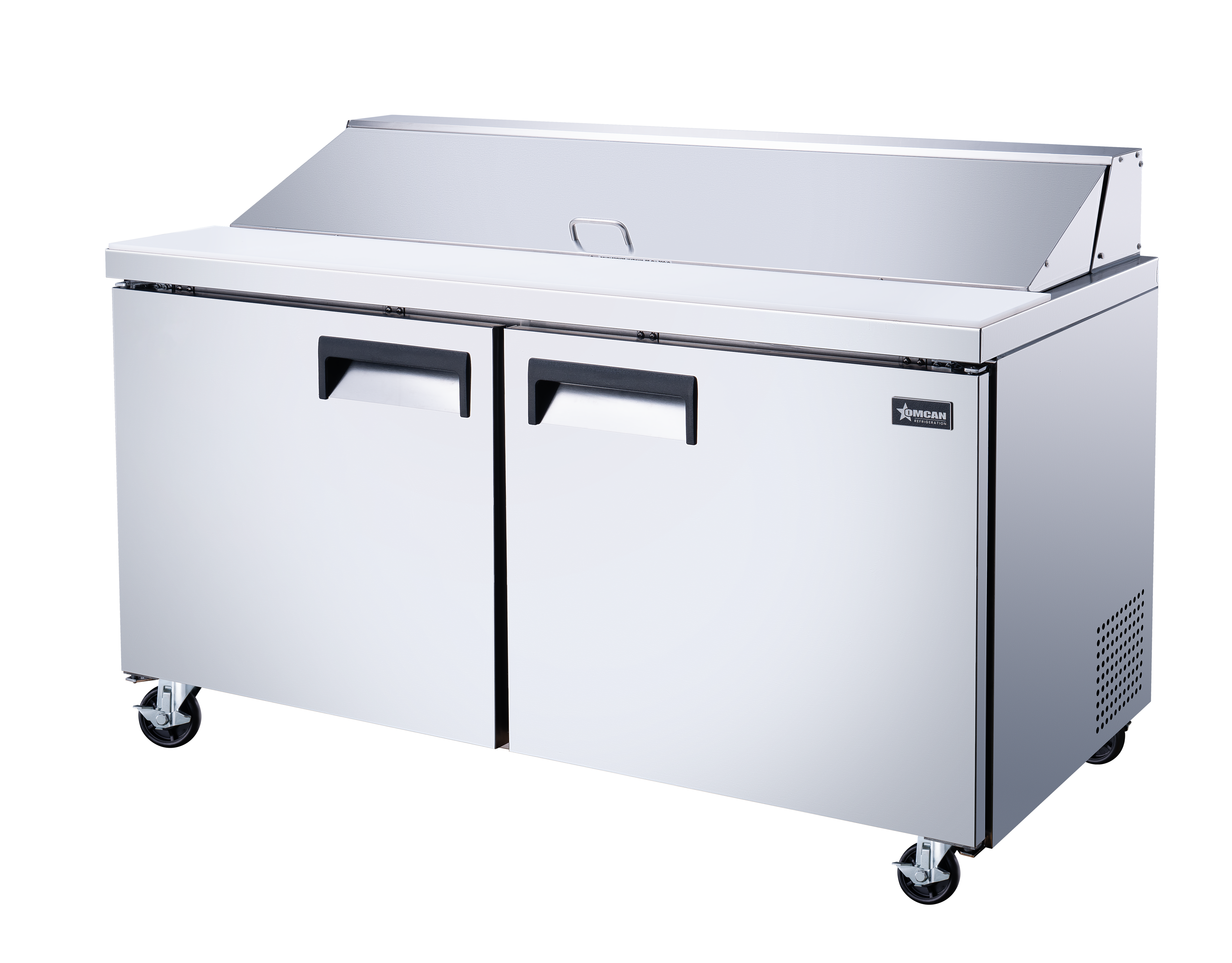 60″ Two (2) Door Refrigerated Prep Table, 15 cu.ft. (425 L), Stainless Steel