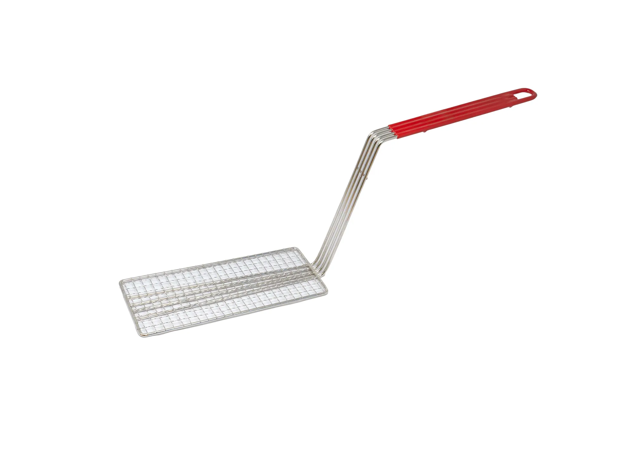 10 1/2″ X 4 3/4″ Fryer Basket Press with Plastic Handle