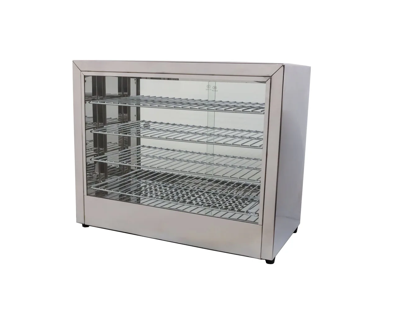 25" Display Warmer, 4 Shelves, Full-Service