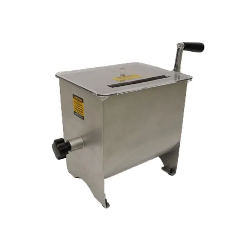Stainless Steel Manual Non-Tilting Meat Mixer 17 lbs