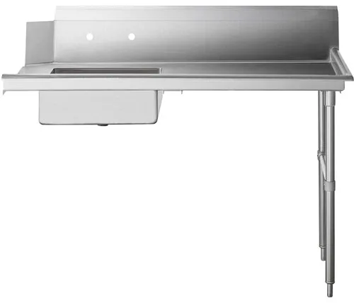 48" Right Side Soiled Dish Table with Sink