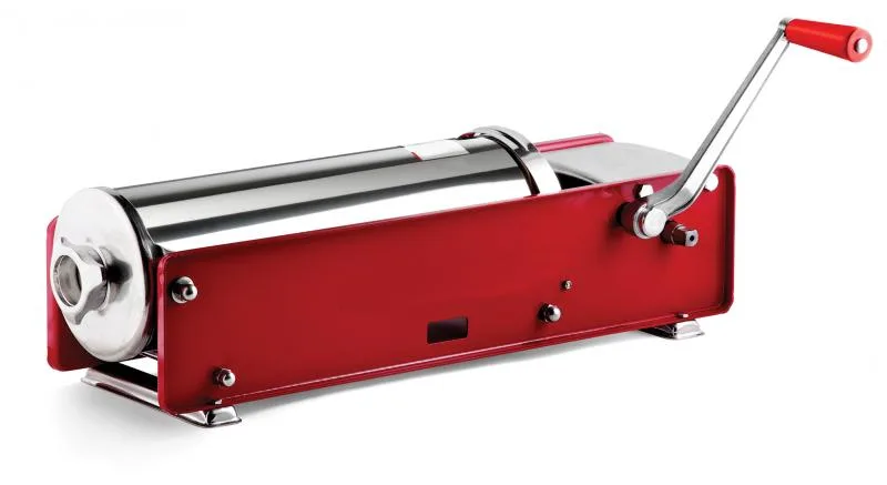 Trento Tre-Spade Horizontal Two-speed Gear-driven Manual Sausage Stuffer with 22 lb. capacity