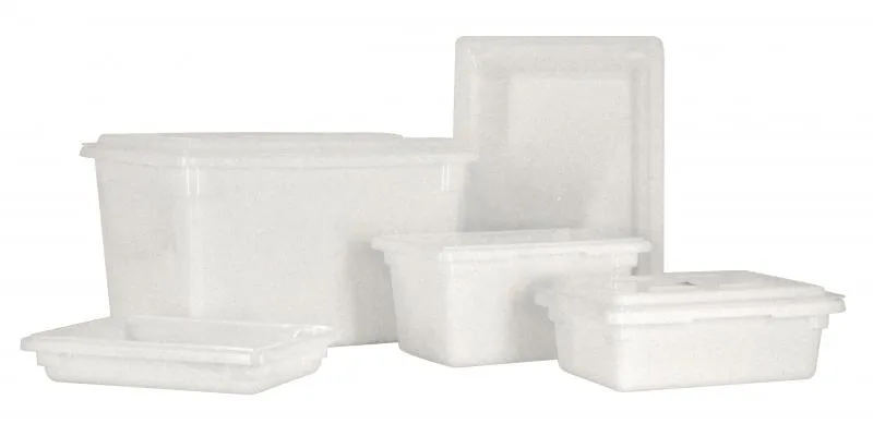 12″ x 18″ x 9″ Polypropylene White Rectangular Food Storage Container