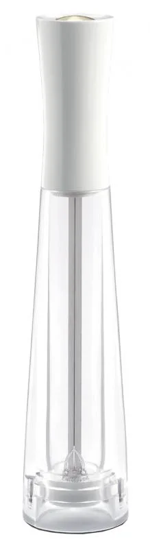 Tosca Series – 10" Salt Mill White Beech Wood with Acrylic Resin Base