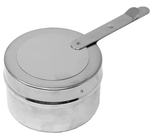 6 qt (5.6 L) Stainless Steel Round Chafing Dish with Roll Top Lid