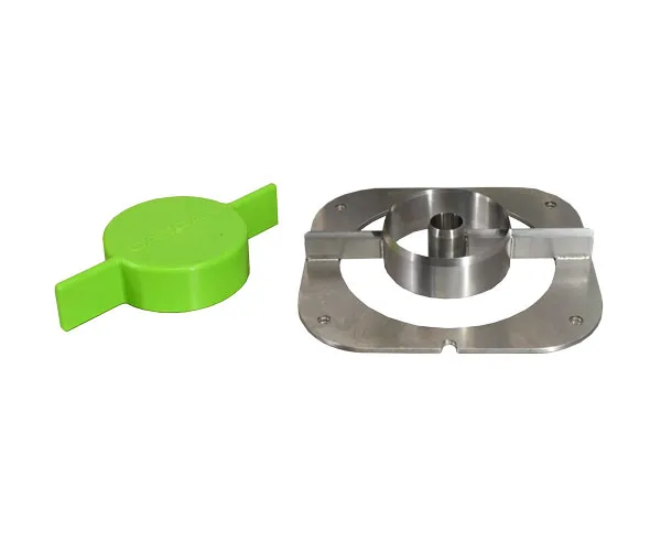 Tabletop Pineapple Corer and Peeler Machine with Stainless Steel 89mm and 95mm Blades