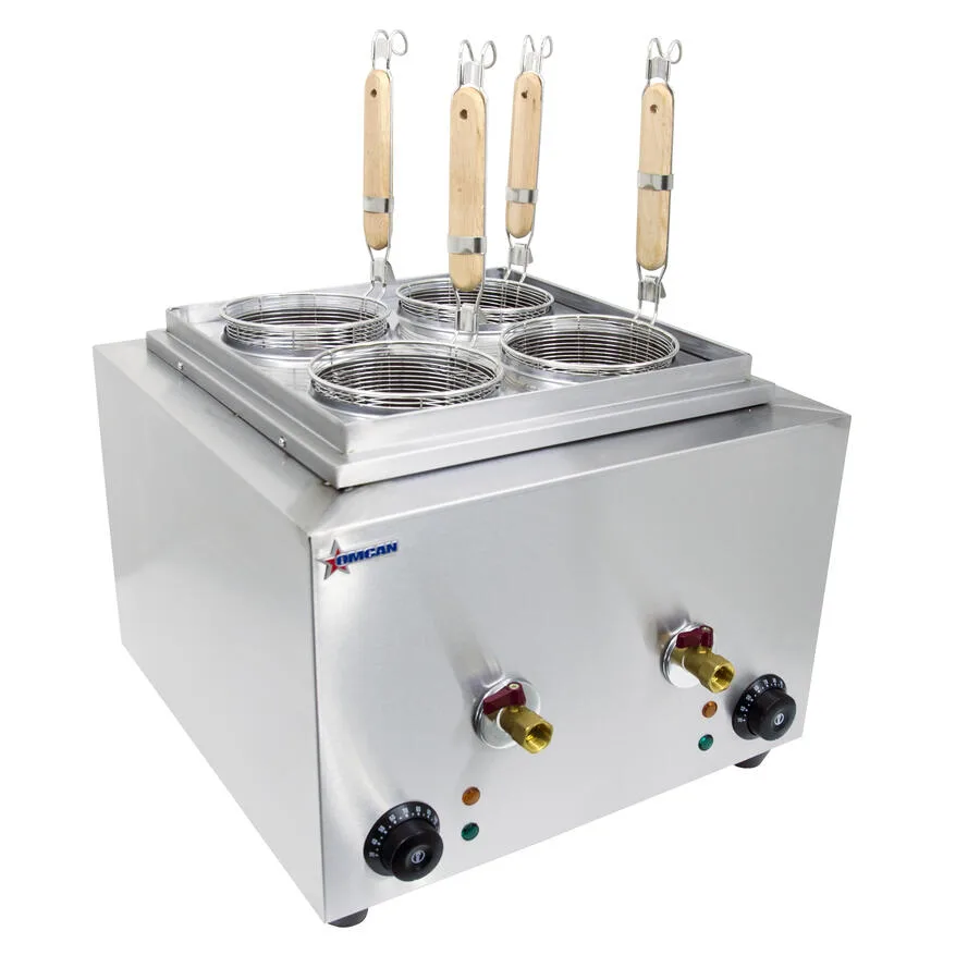 2 x 1.5 Gallon (2 x 6 L) Electric Countertop Pasta Cooker (120V)