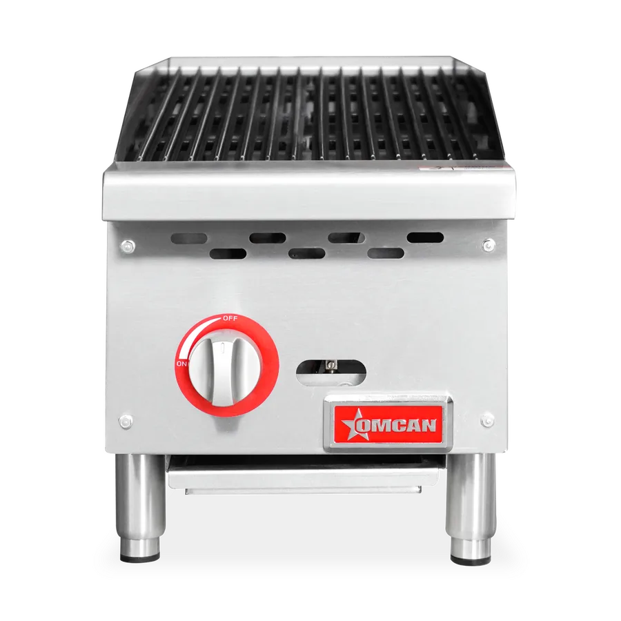 12″ Radiant Gas Charbroiler, 1 burner, 35000 BTU