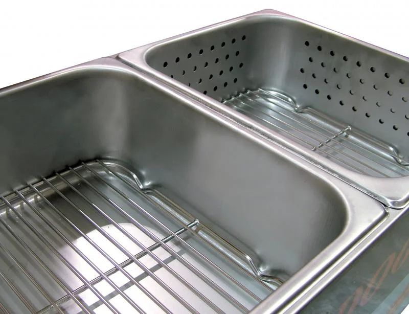 Stainless Steel Hotdog Steamer and Bun Warmer, 30 Buns and 50 Hotdogs Capacity – 120 V, 1.2 kW