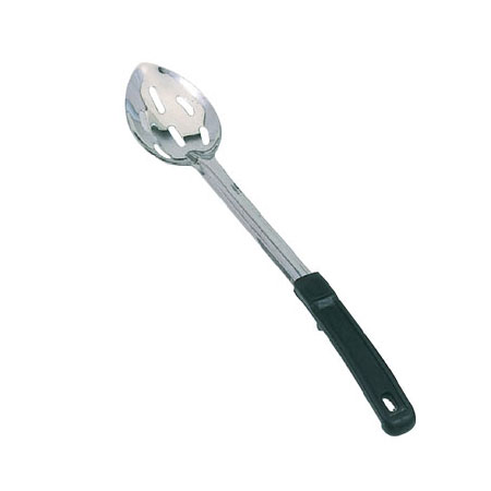 15" Stainless Steel Slotted Basting Spoon with Stop-Hook Handle