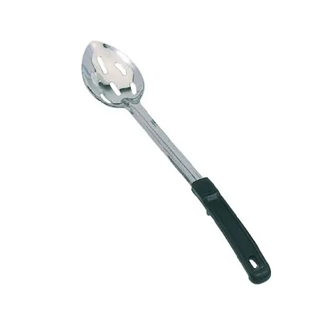 15" Stainless Steel Slotted Basting Spoon with Stop-Hook Handle