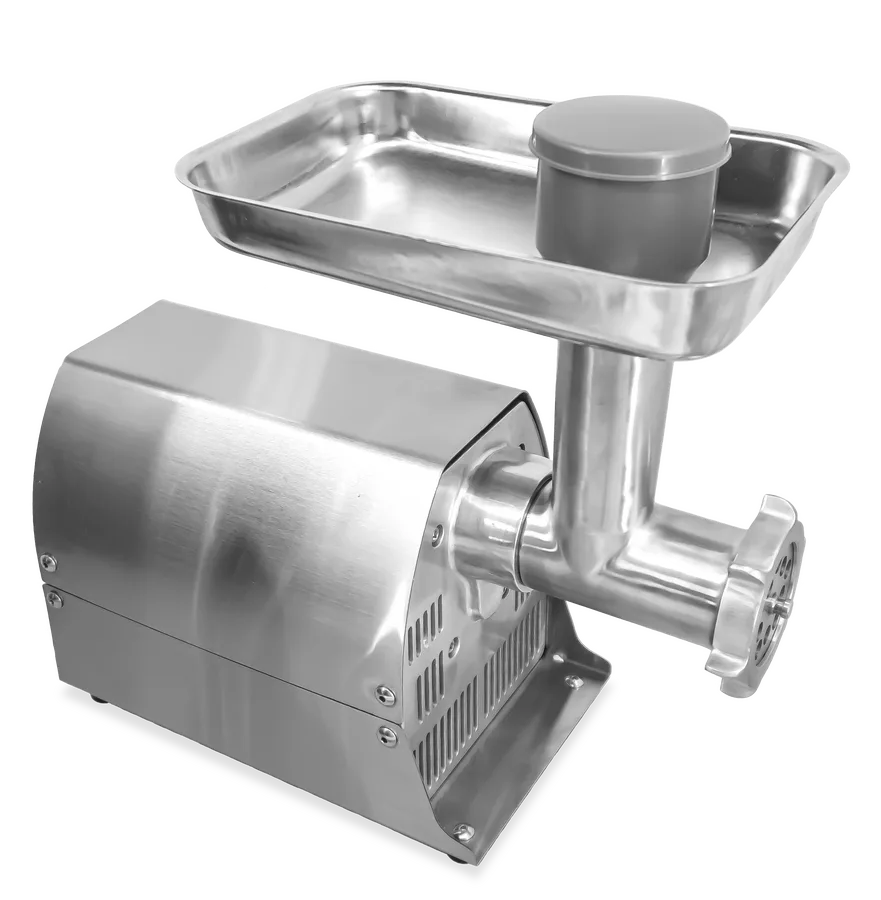 #8 Economic Light-Duty Stainless Steel Meat Grinder with 0.4 HP