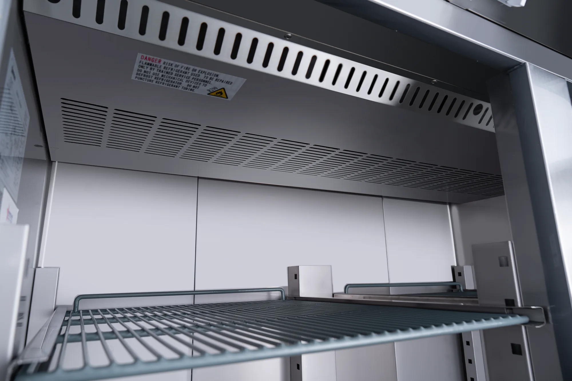 54″ Two (2) Glass Door Top Mounted Reach-In Refrigerator, 43.1 cu.ft. (1220 L), Stainless Steel