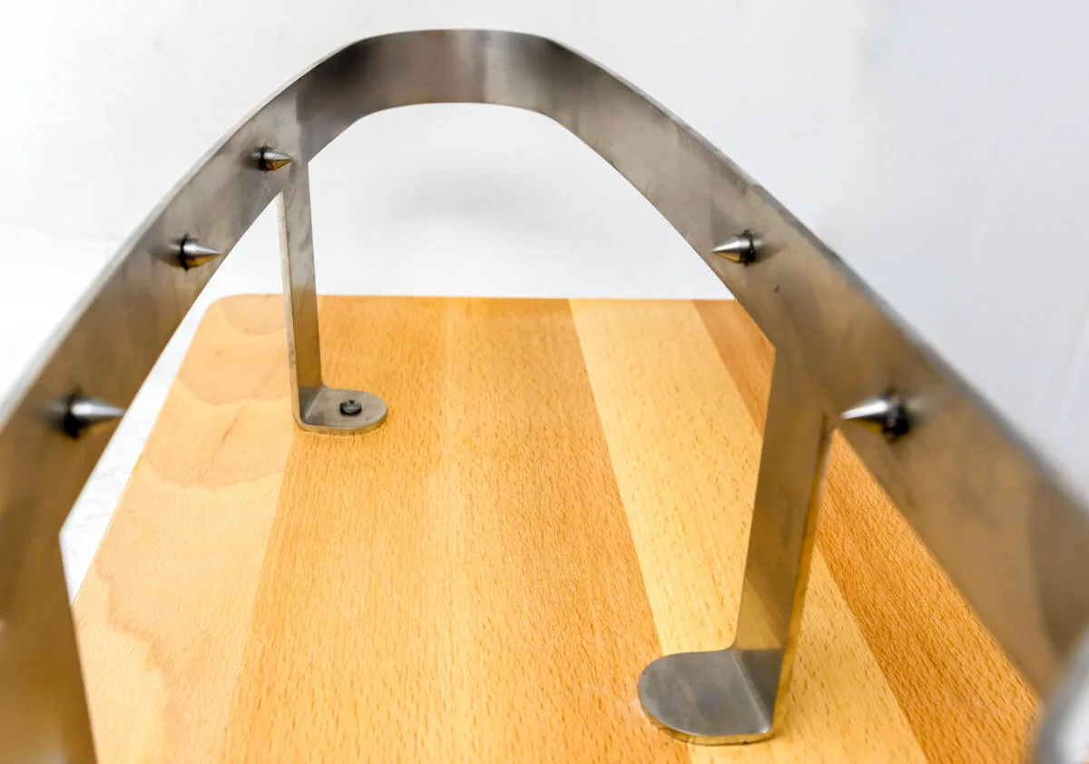Prosciutto Holders with Wooden Base