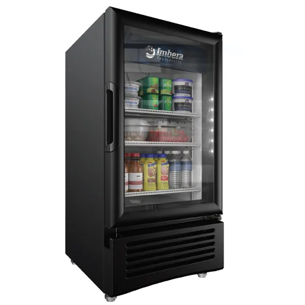 Imbera 19″ One (1) Glass Door Countertop Refrigerator, 4 cu.ft. (113 L), Black