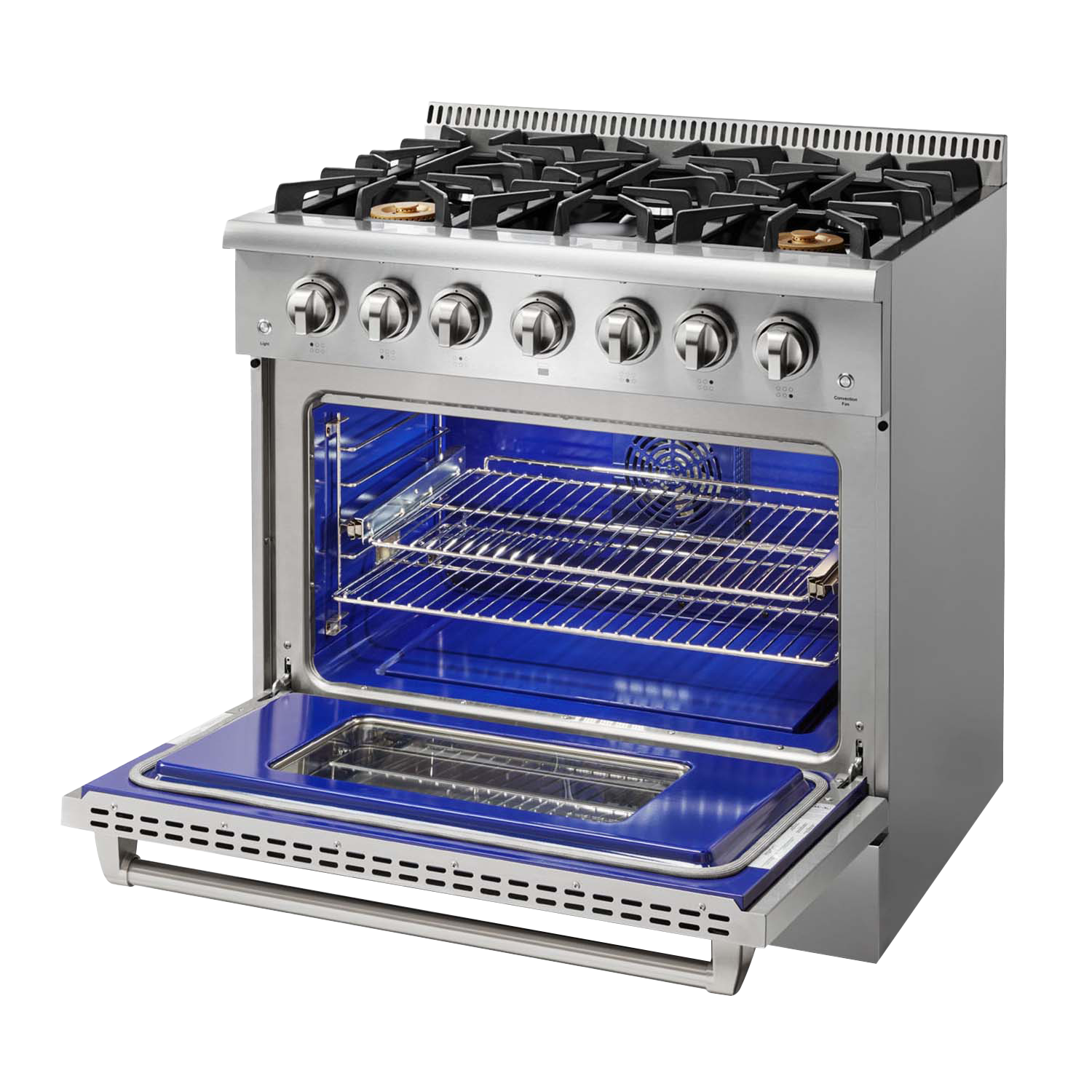 36″ 6-Burner Residential Gas Range - 106,000 BTU/hr – Natural Gas