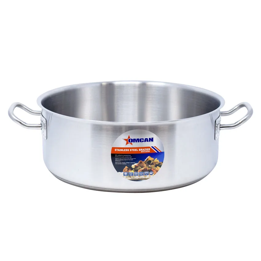 15 qt Stainless Steel Brazier with Lid