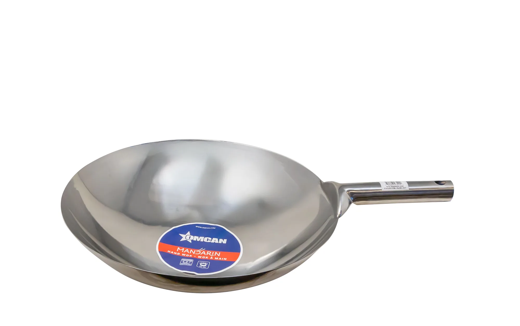 16″ Mandarin Wok Stainless Steel, Welded Joint