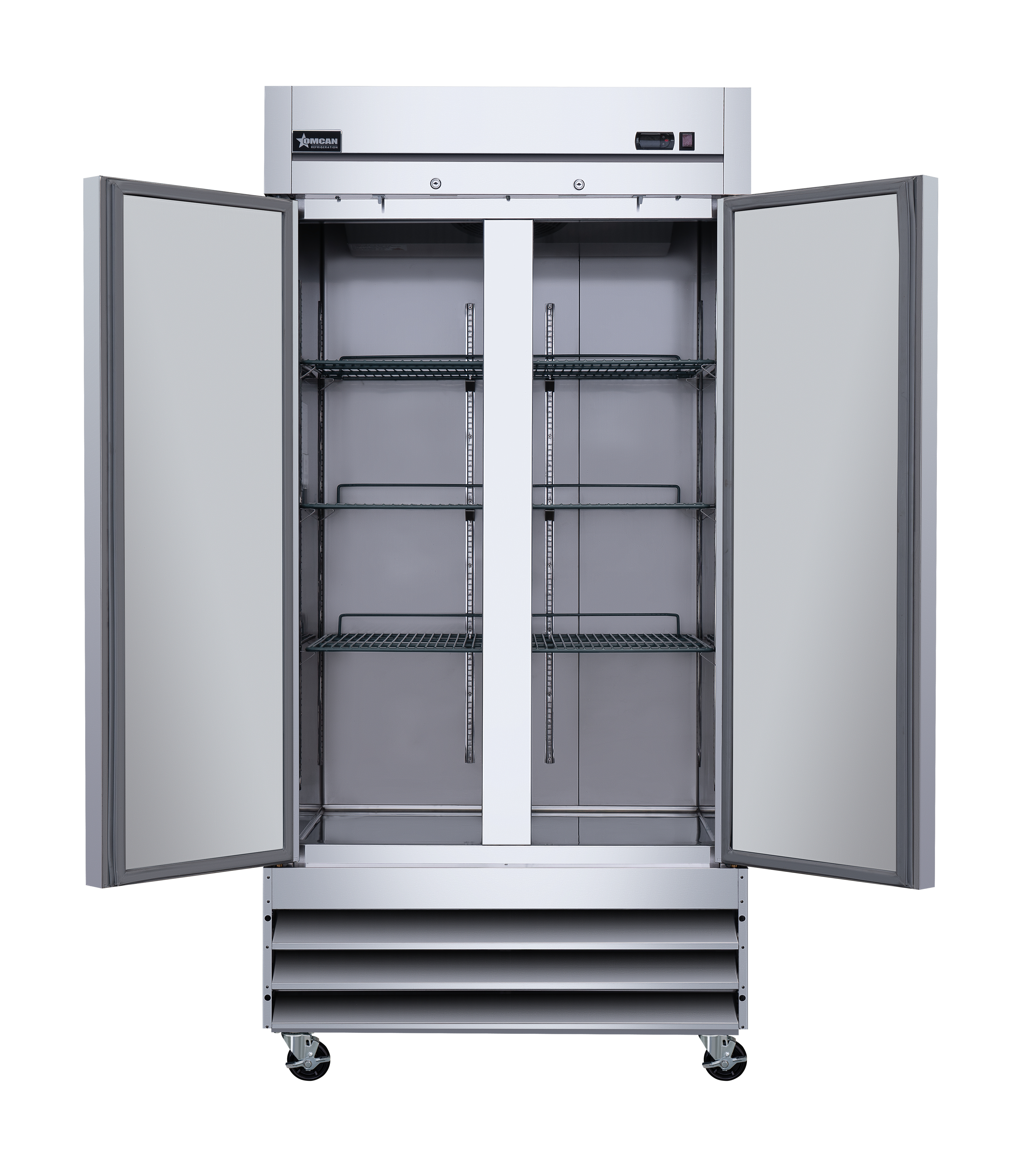 40” Two (2) Door Reach In Refrigerator, 26.5 cu.ft. (750 L), Stainless Steel