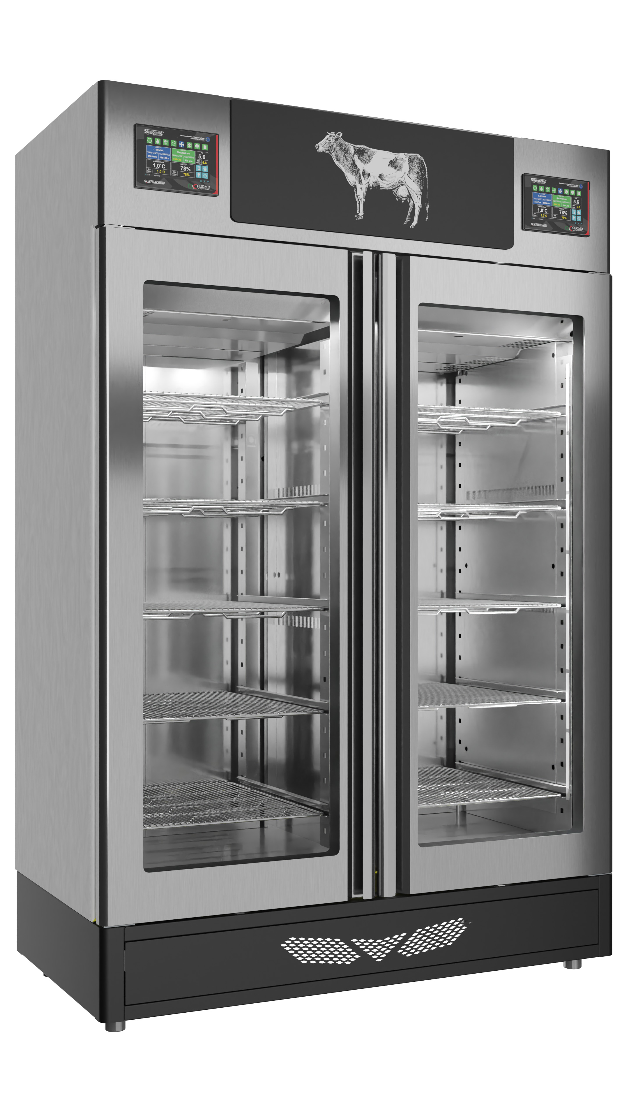 Stagionello® Maturmeat® 100+100 kg Meat Curing Cabinet with ClimaTouch® & Fumotic®