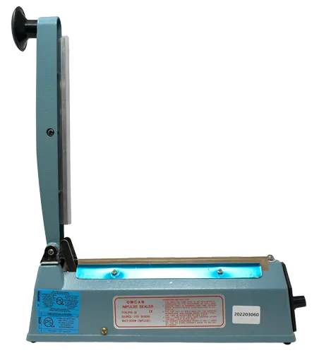 Portable Impulse Sealer with 8″ seal bar and 2 mm seal width