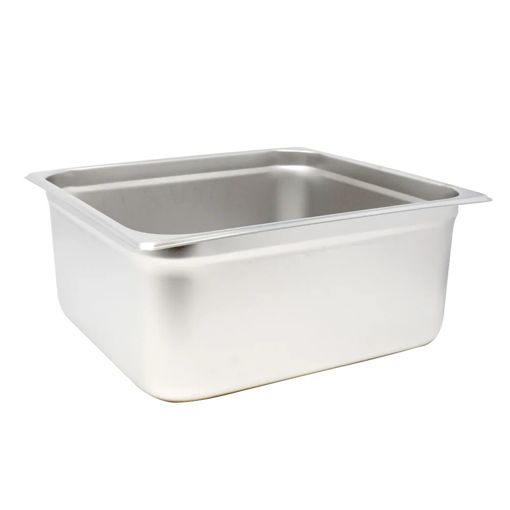 GN 2/3 Two-Third-Size Anti-Jam Stainless Steel Steam Table Pan – 6″ Deep