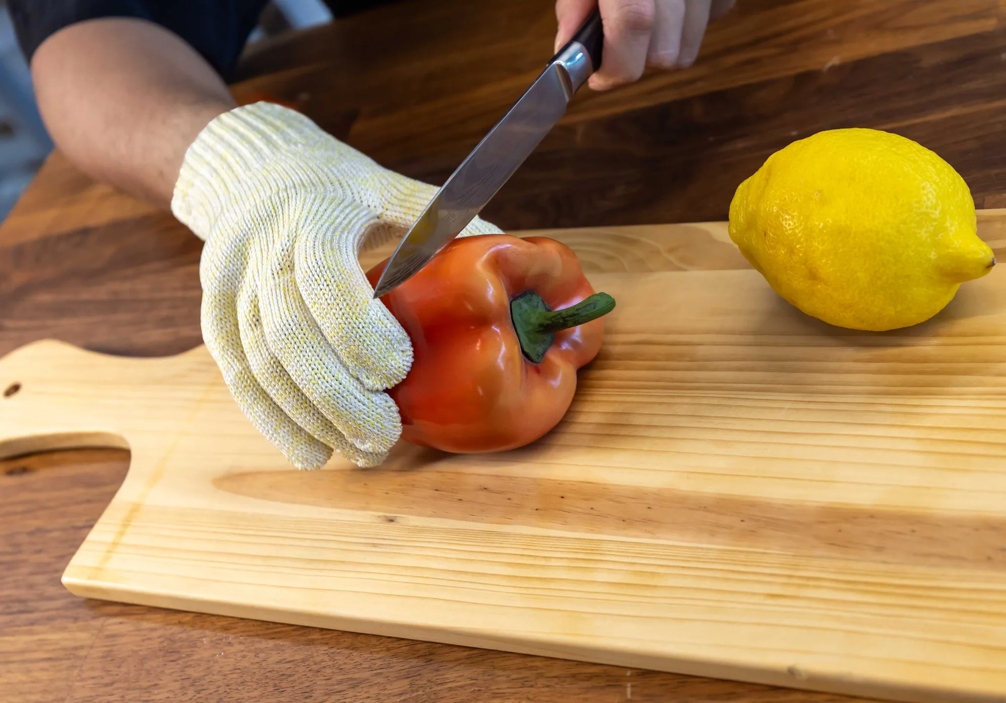 Small-Size Cut-Resistant Glove, Band Color Red