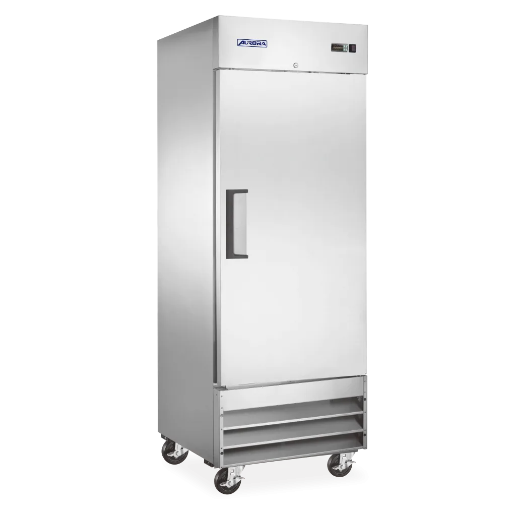 Aurora 29″ One (1) Door Reach-in Refrigerator, 21 cu.ft. (583 L),  Stainless Steel