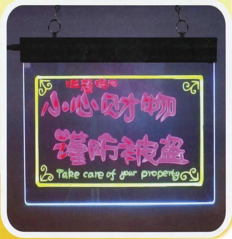 Desktop and Hanging LED Write-On Flash Board