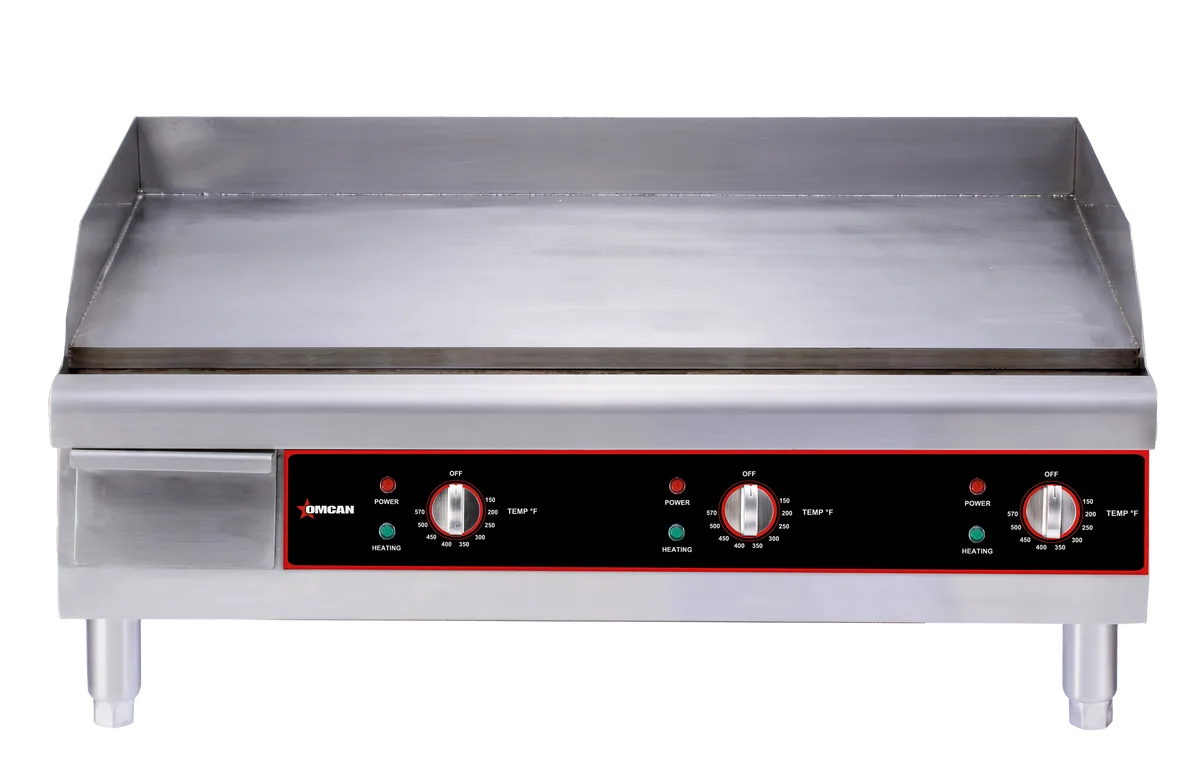 36" Countertop Stainless Steel Electric Griddle