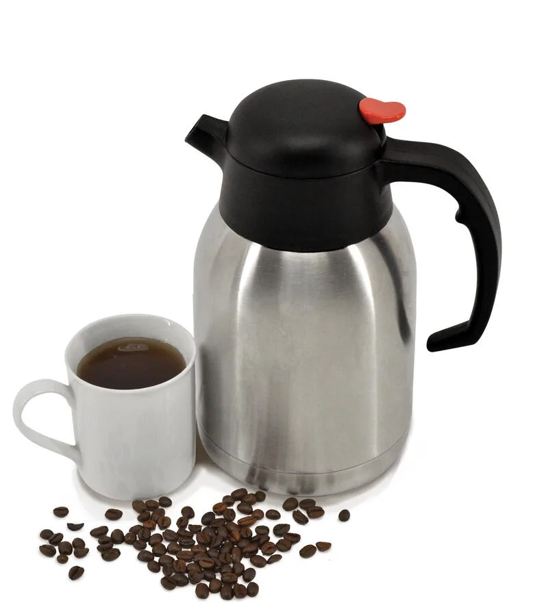 51 oz (1.5 L) Double-Wall Insulated Stainless Steel Thermal Coffee Carafe