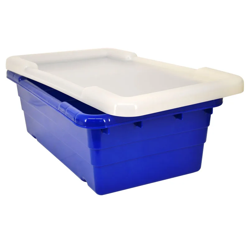 Blue Meat Lug Tote Box