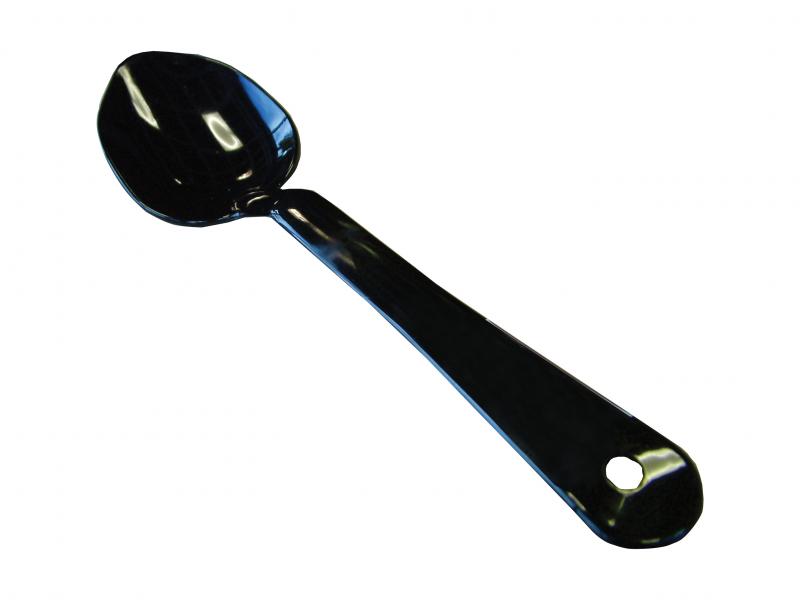 11" Black Solid Spoon