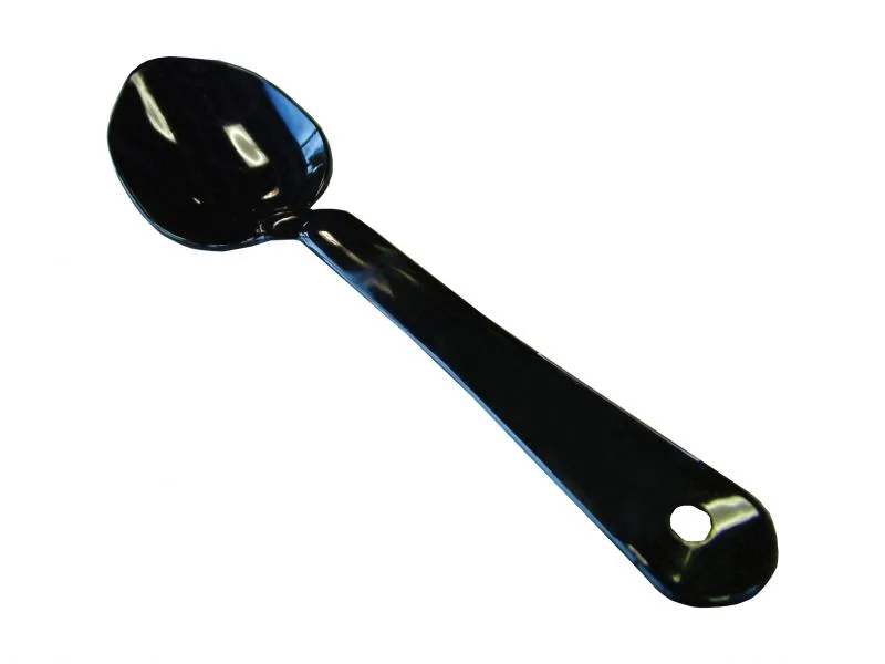 11" Black Solid Spoon