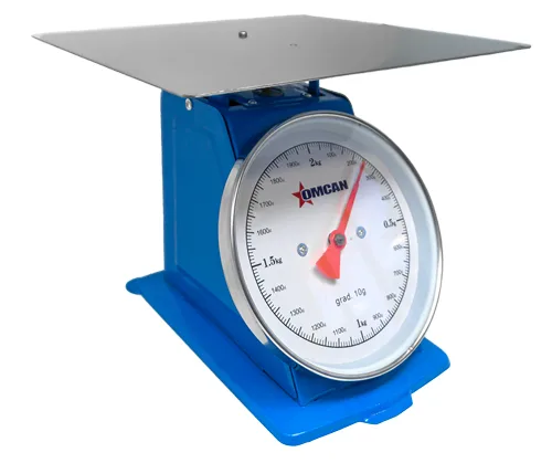 2 Kg. capacity Dial Spring Scale with Stainless Steel Plate