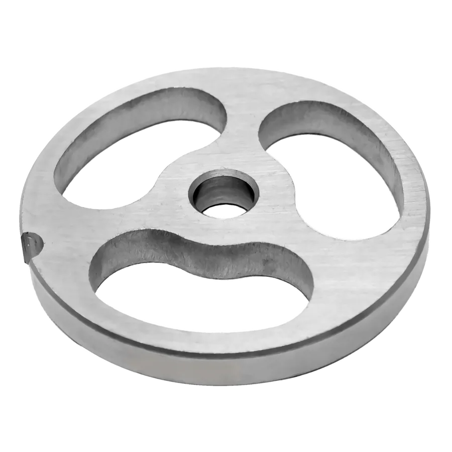 #12 Kidney Plate 3 Holes, One Notch, Without Hub  for Meat Grinder