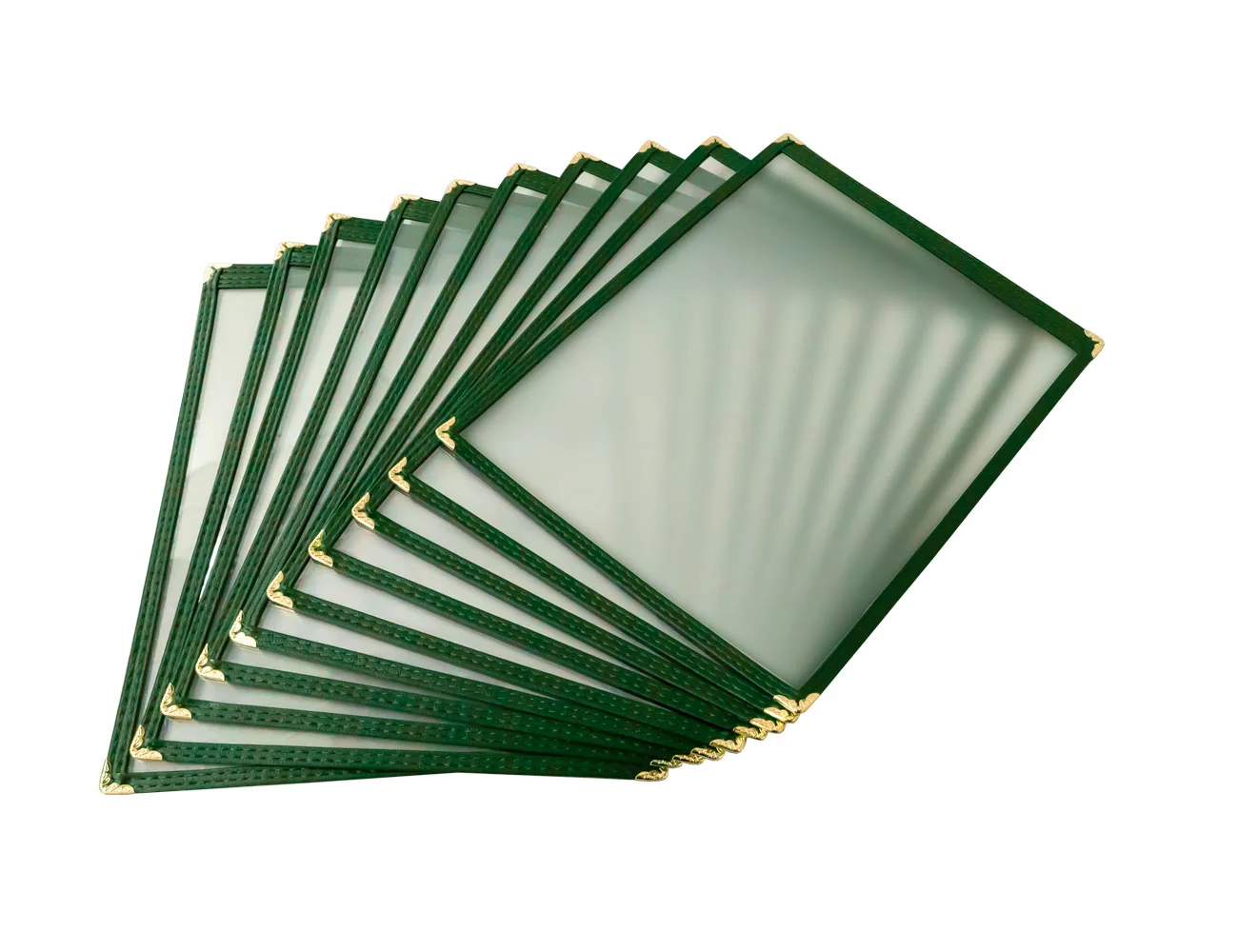 9 1/2″ x 11 3/4″ Green Single Menu Holder