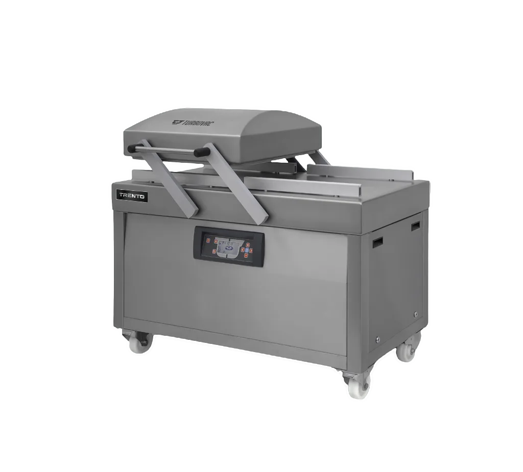 Turbovac L10 Heavy-Duty Double Chamber Vacuum Packaging Machine with 4 x 24" Seal Length and 100 m3 Vacuum Pump