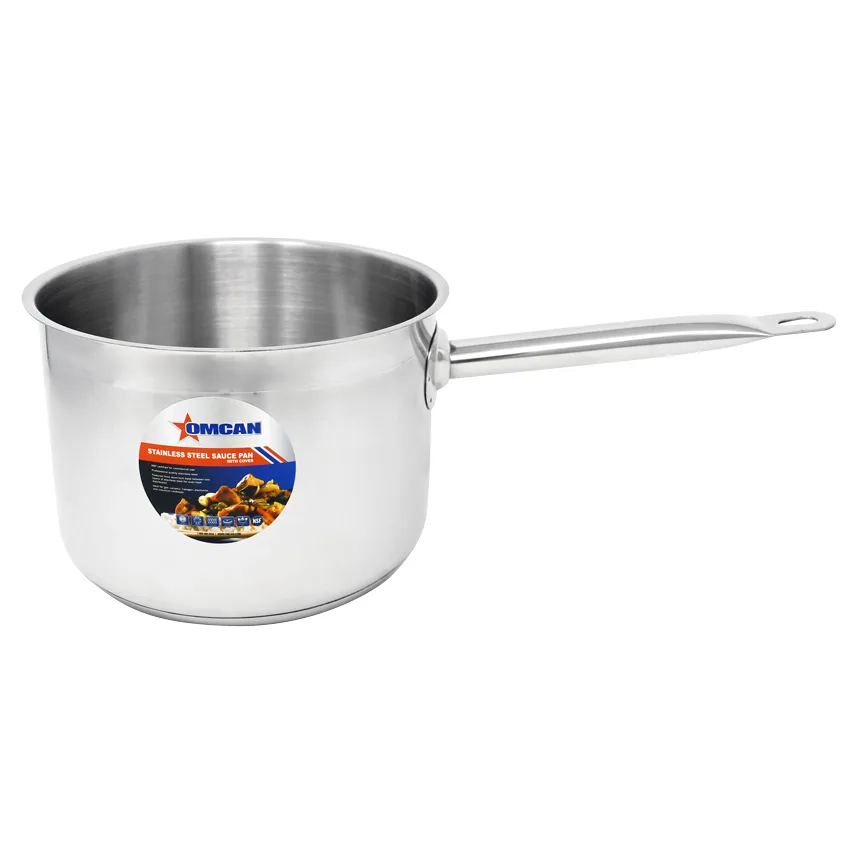 4.5 qt Stainless Steel Sauce Pan with Lid and Handle