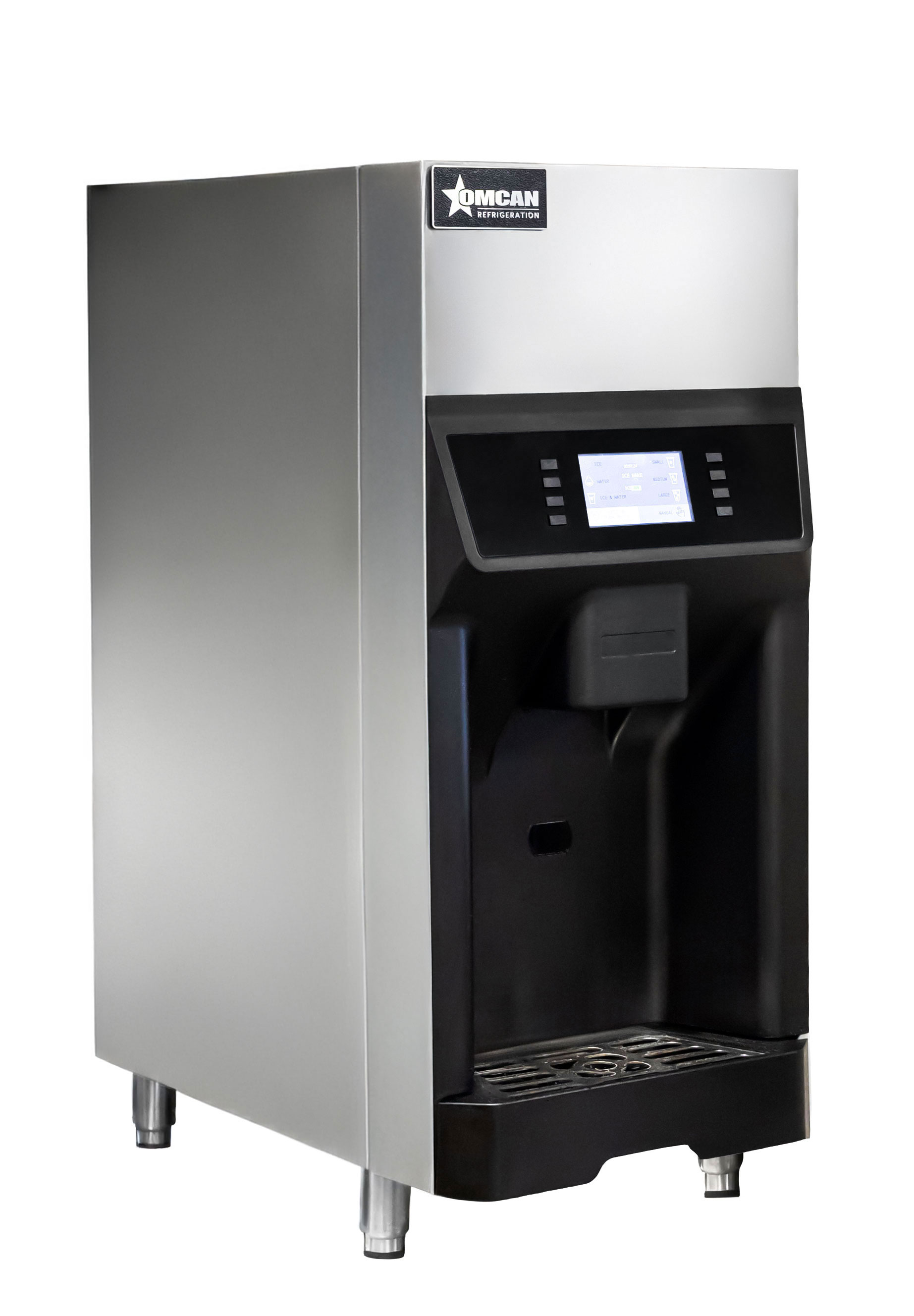 Ice Machine and Water Dispenser, Digital Control, 220 lb/Day