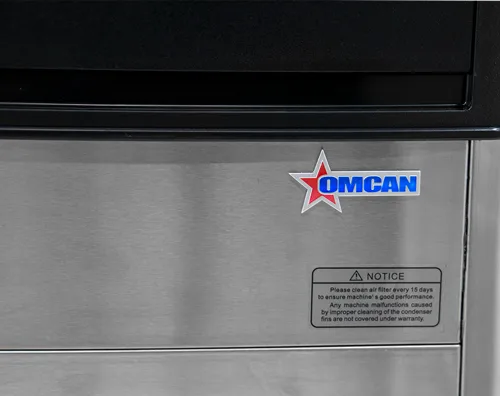 20″ Ice Maker Machine with Dual Water Input and 33 lb. Ice Bin – Ice Yield 80 lb. per Day