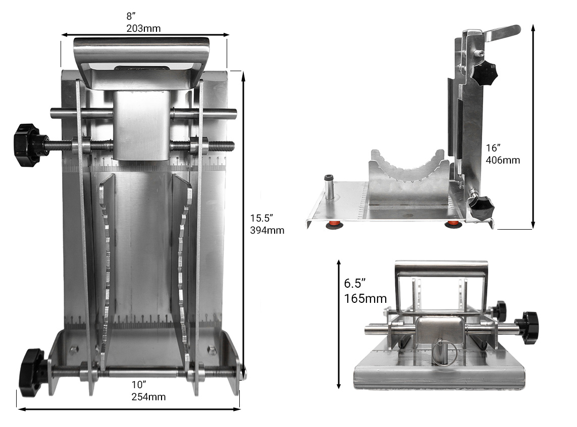 Tabletop Stainless Steel Pineapple Guillotine Manual Cutting Machine