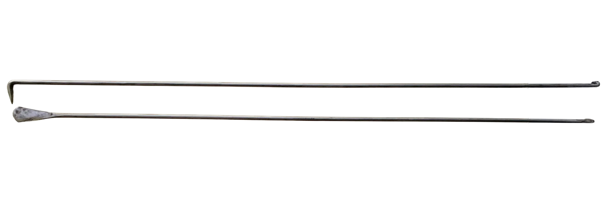 38" Tandoori Naan Hook and Scraper - Naan Rods 2 Pc Set