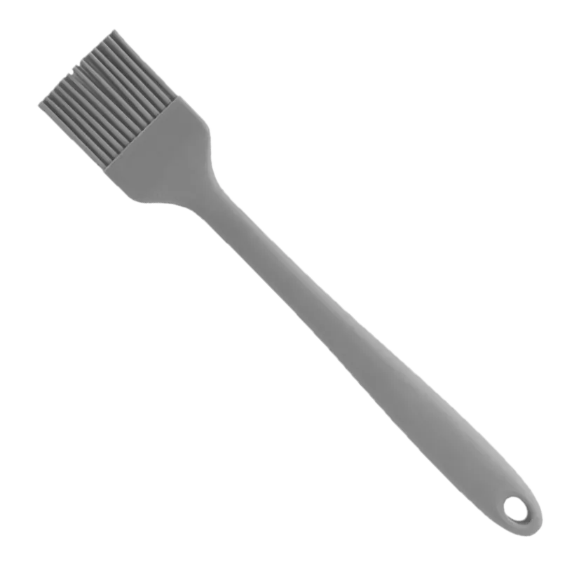 10” x 1 3/4” Silicone Pastry Basting Brush BPA Free – Grey