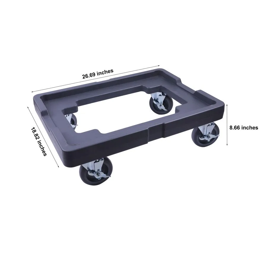 18″ x 26″ Dough Proofing Box Dolly – Black