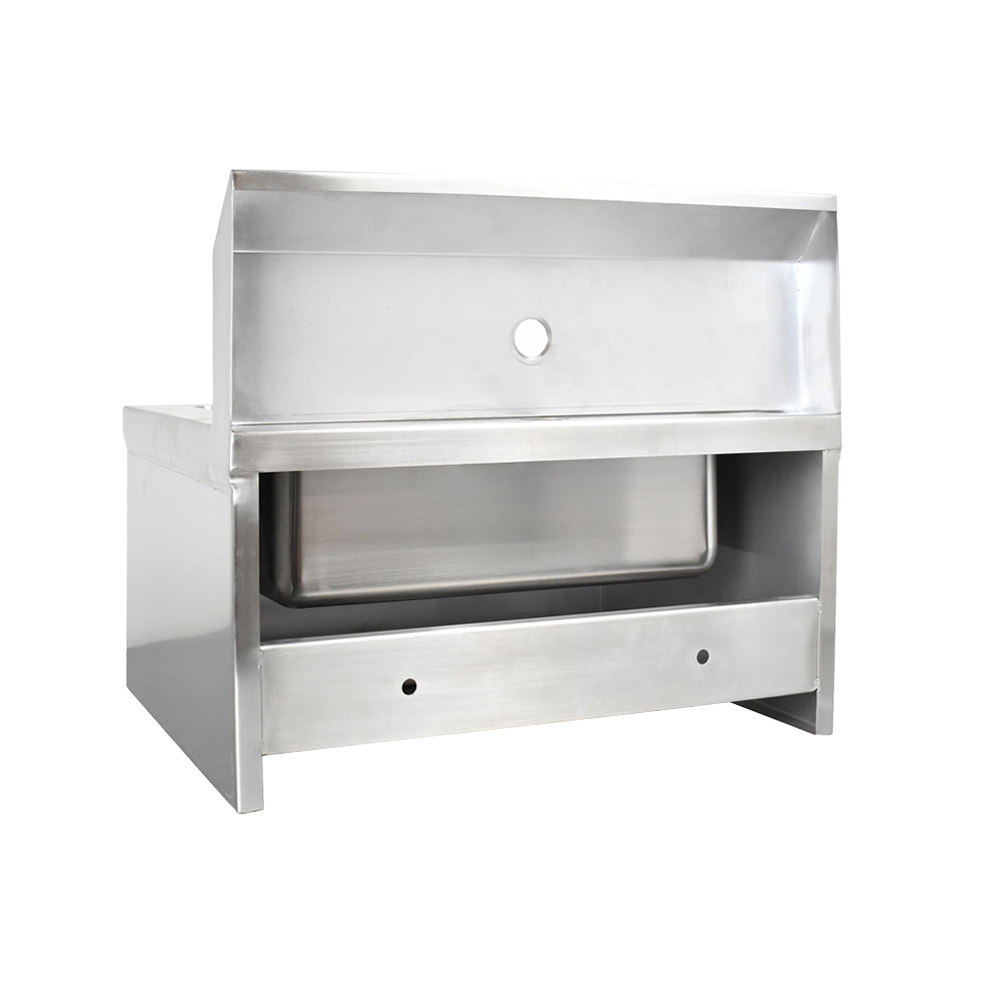 Fabricated Hand Sink with Knee Valve Assembly